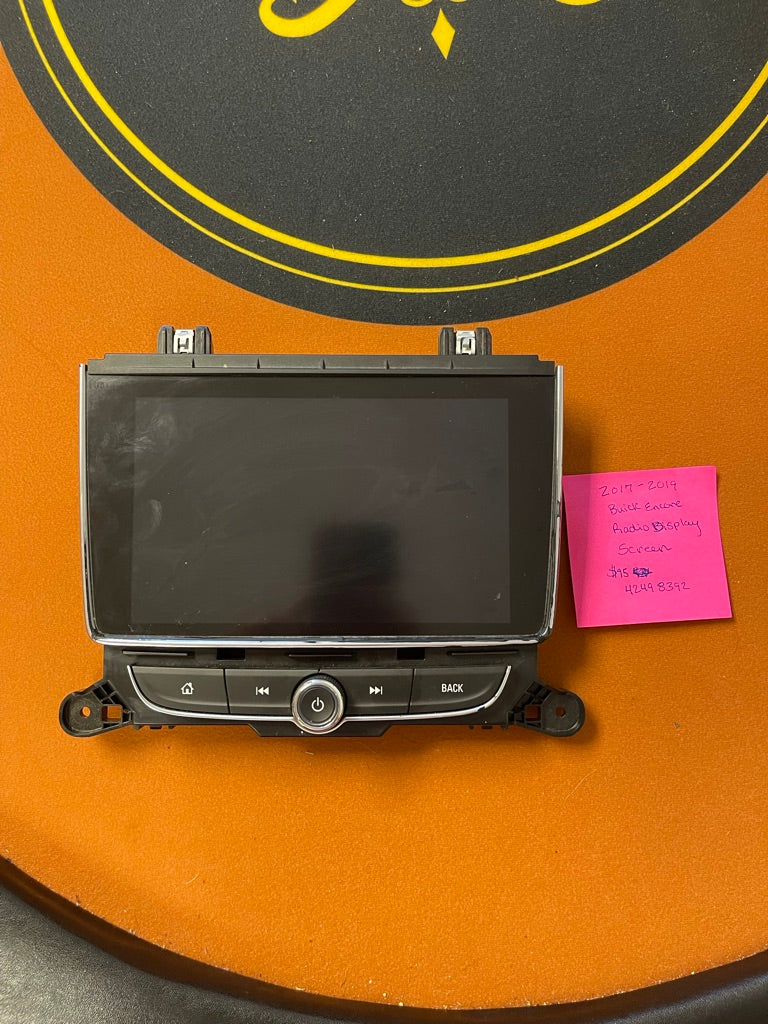 2017-2019 Buick Encore Radio Display Screen