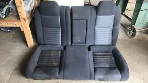 2011 Dodge Challenger R/T Rear Seat Set Assembly Black Cloth