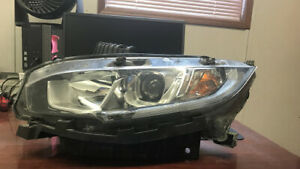 2016 - 2019 Honda Civic LX DRIVER LEFT Halogen Headlight VERY NICE OEM!!